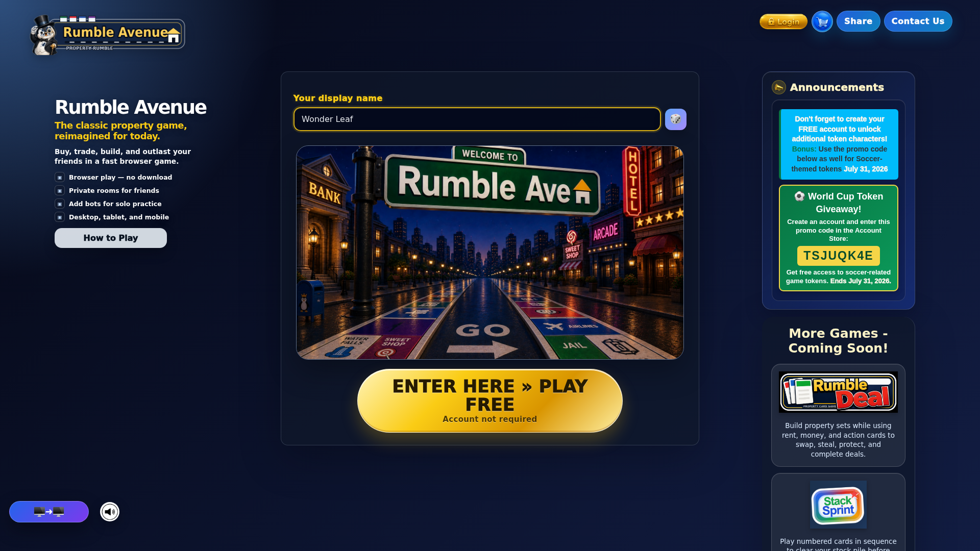 Rumble Avenue logo