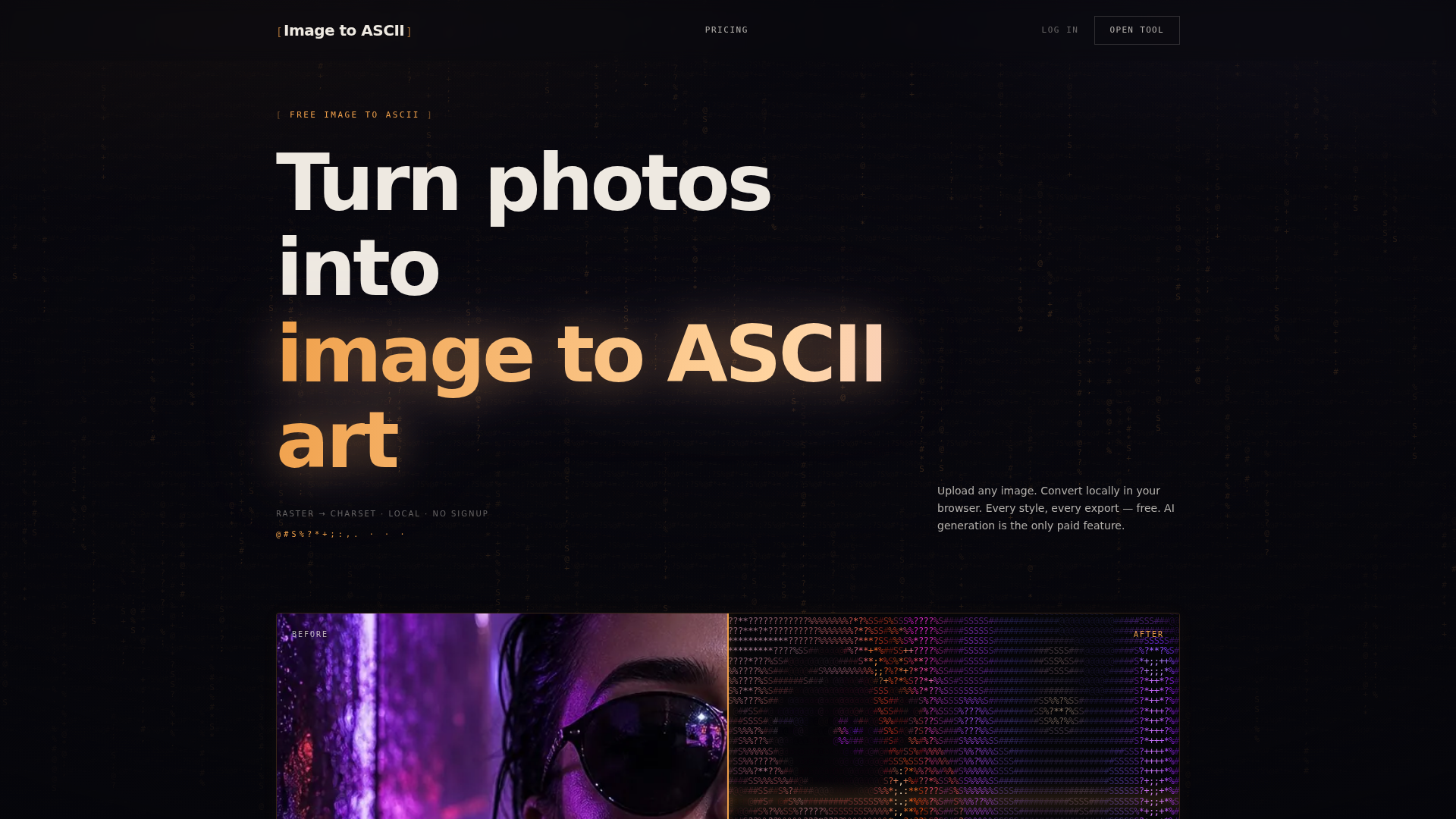 AsciiForge - Product Image