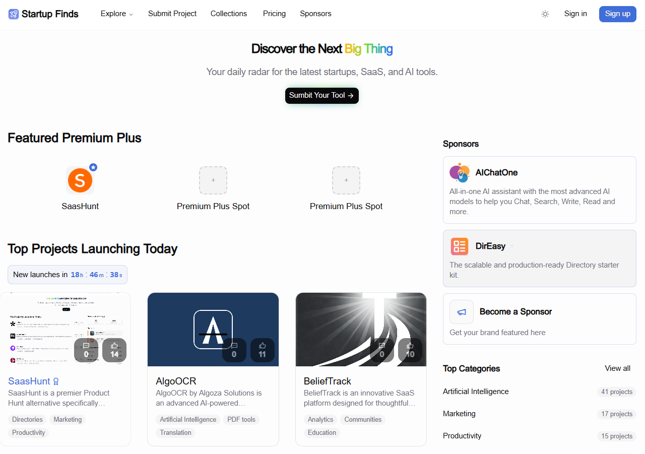 Startup Finds - Product Image