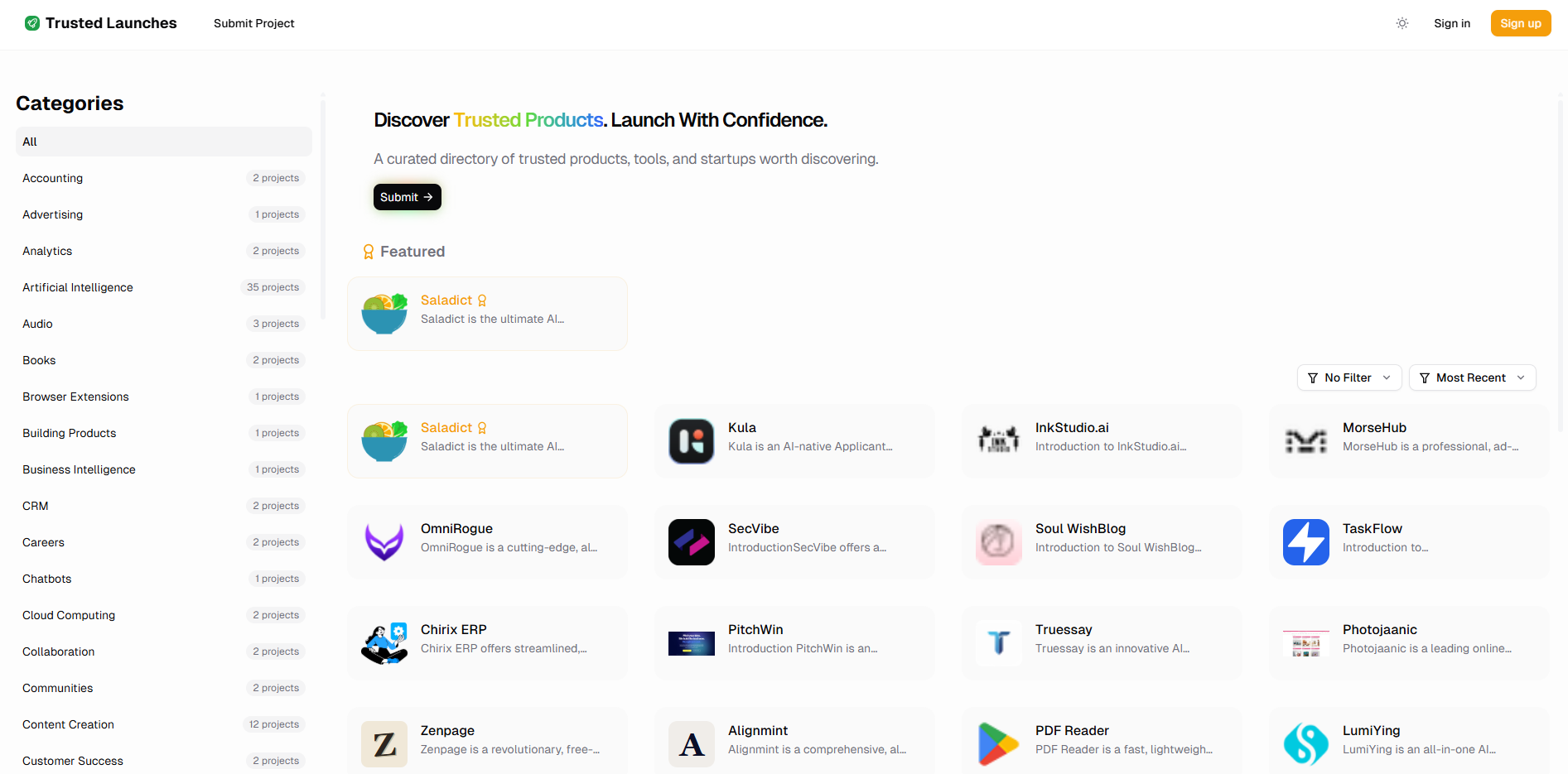 Trusted Launches - Product Image