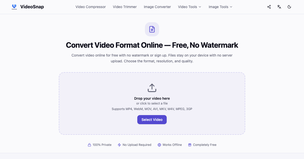VideoSnap - Product Image