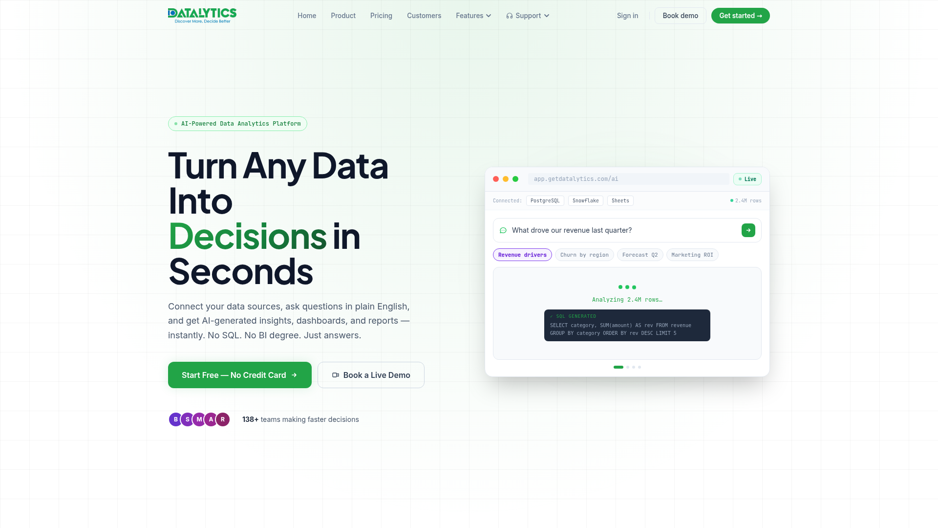 Datalytics - Product Image