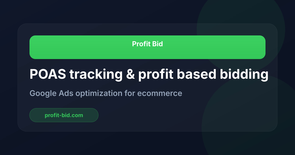 Profit Bid - Product Image