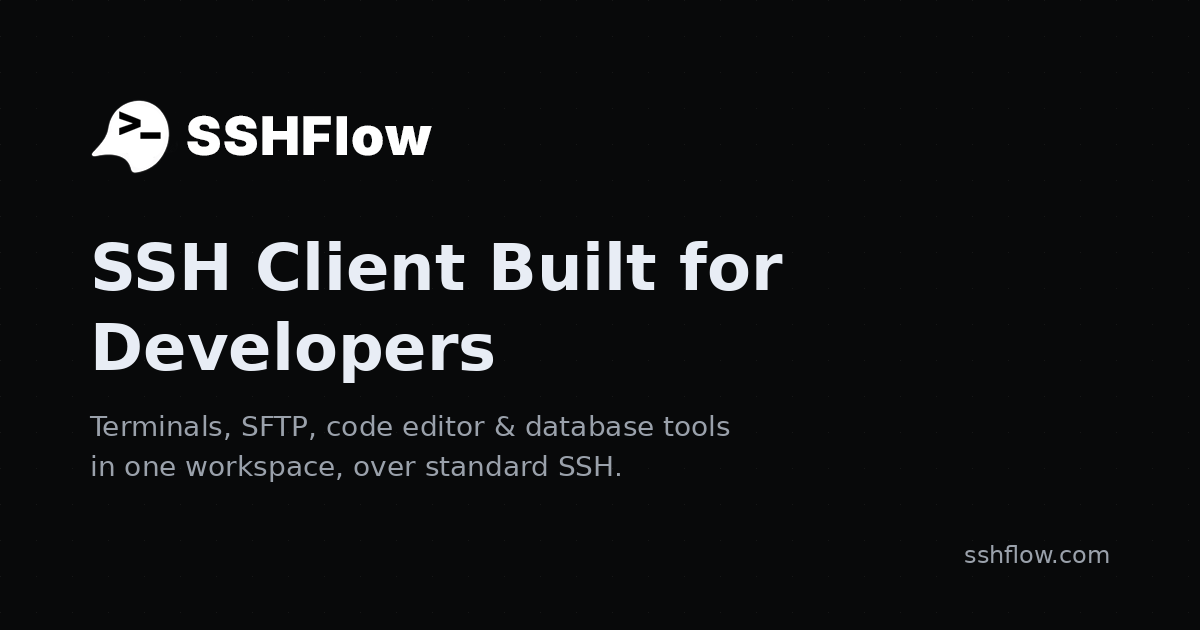 SSHFlow - Product Image
