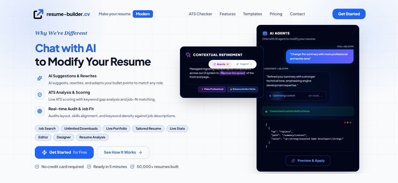 Resume-Builder.cv - Product Image
