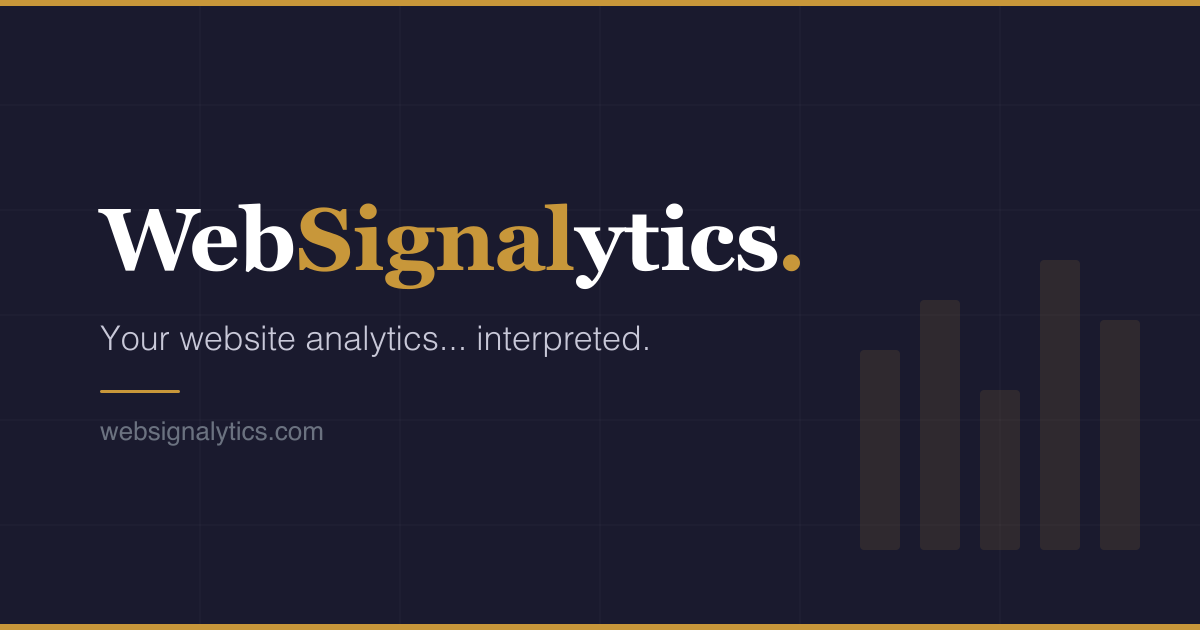 WebSignalytics - Product Image