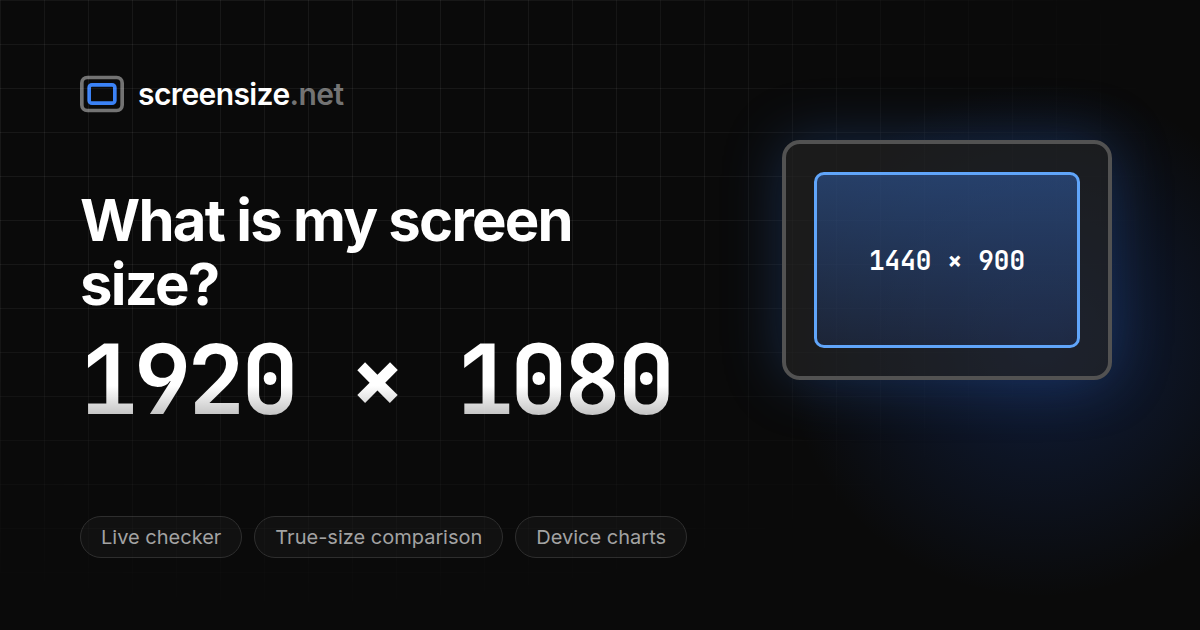 ScreenSize.net - Product Image