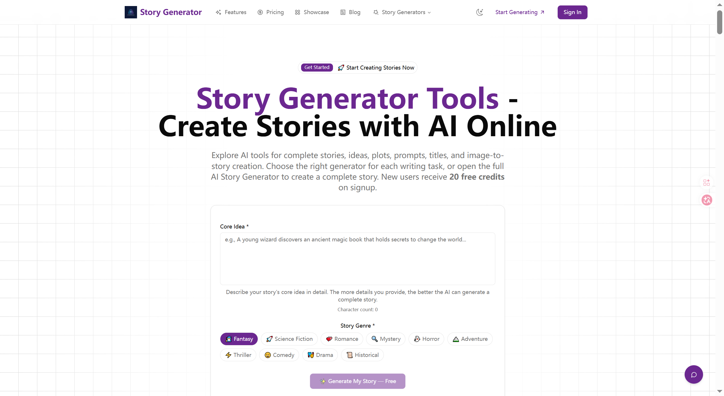 AI Story Writer - Product Image
