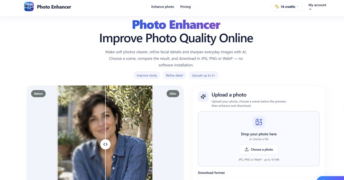 Photo Enhancer - Product Image