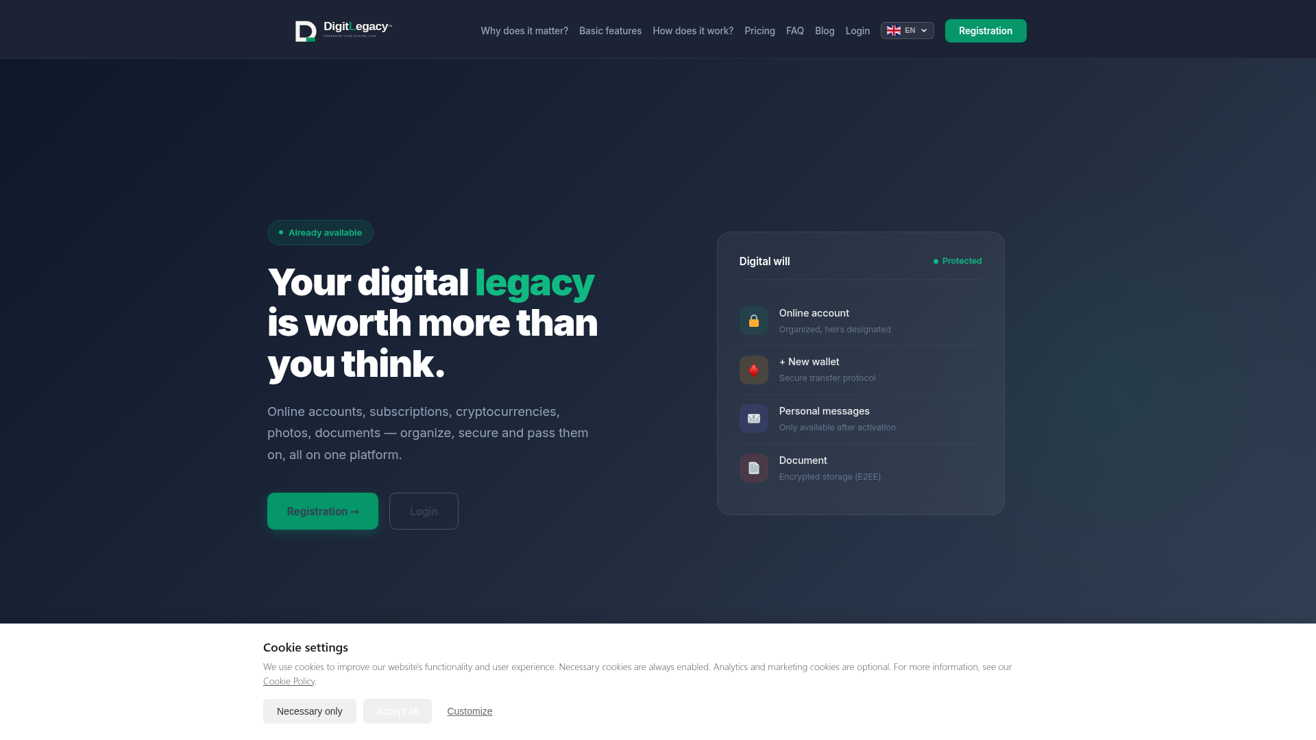 DigitLegacy - Product Image