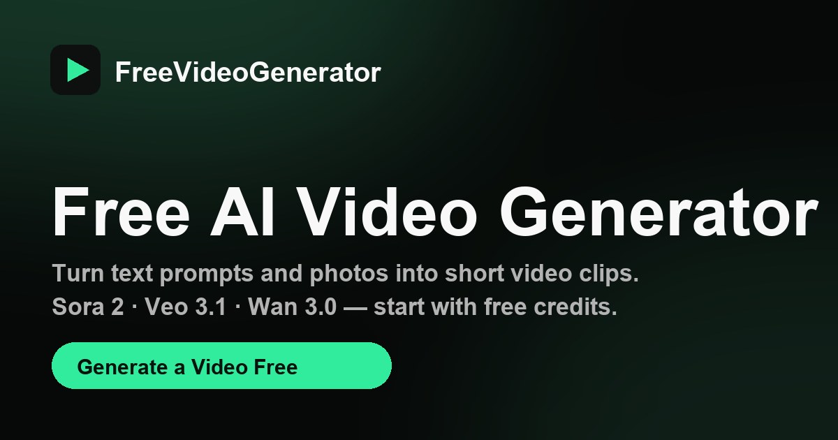 FreeVideoGenerator - Product Image