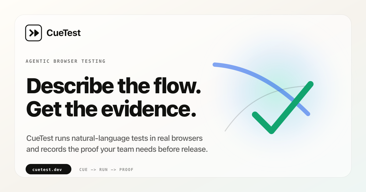 CueTest - Product Image