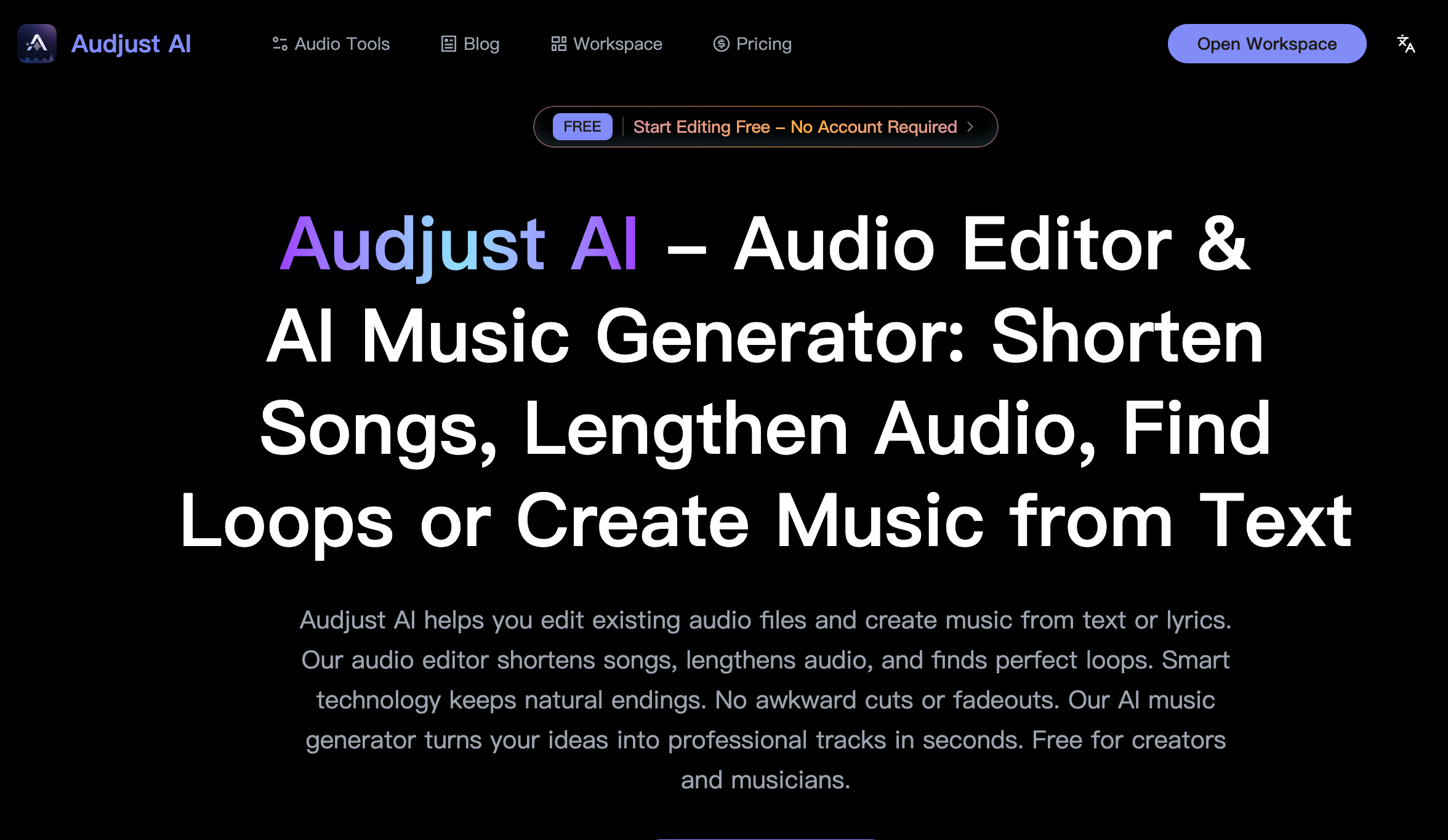Audjust AI - Product Image