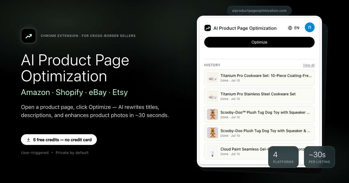 AI Product Page Optimization - Product Image