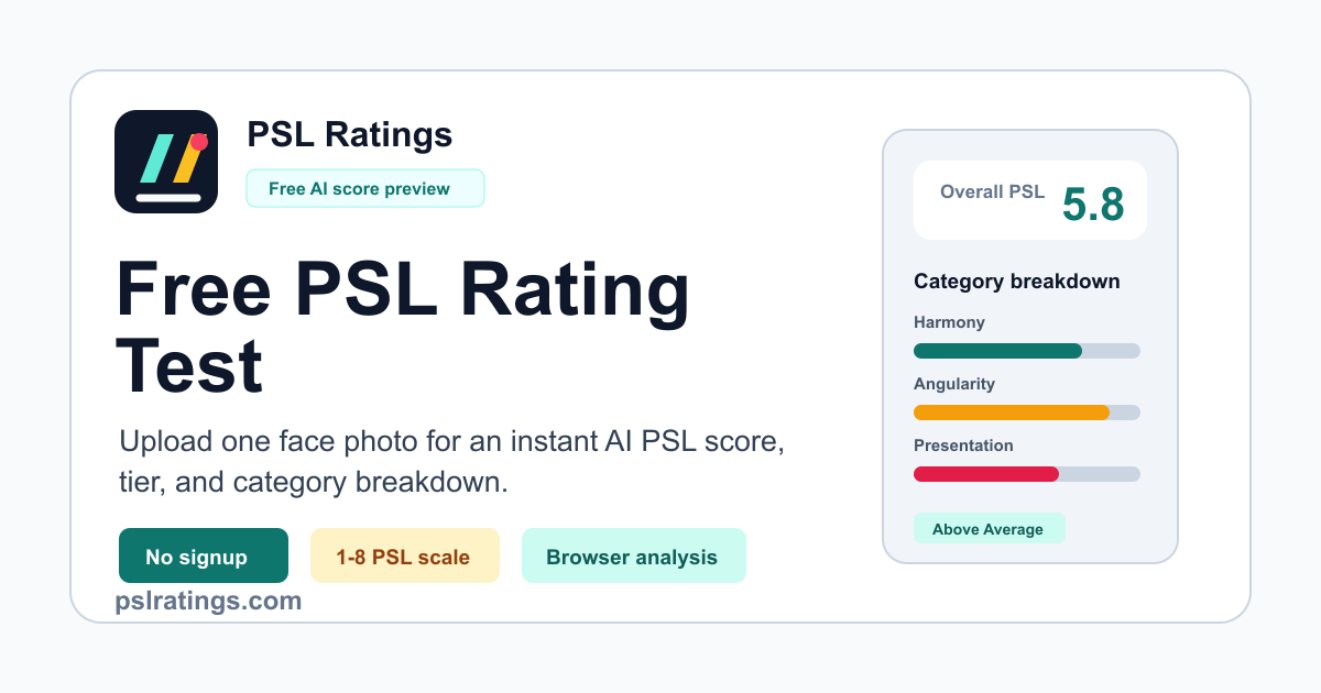 PSL Rating - Product Image