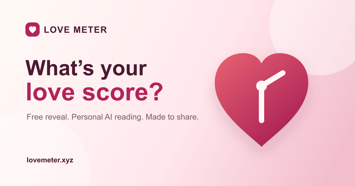 Love Meter - Product Image