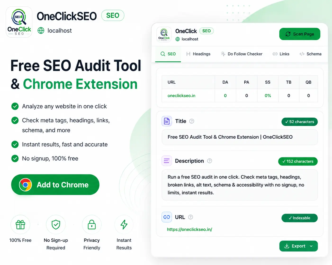 OneClickSEO - Product Image