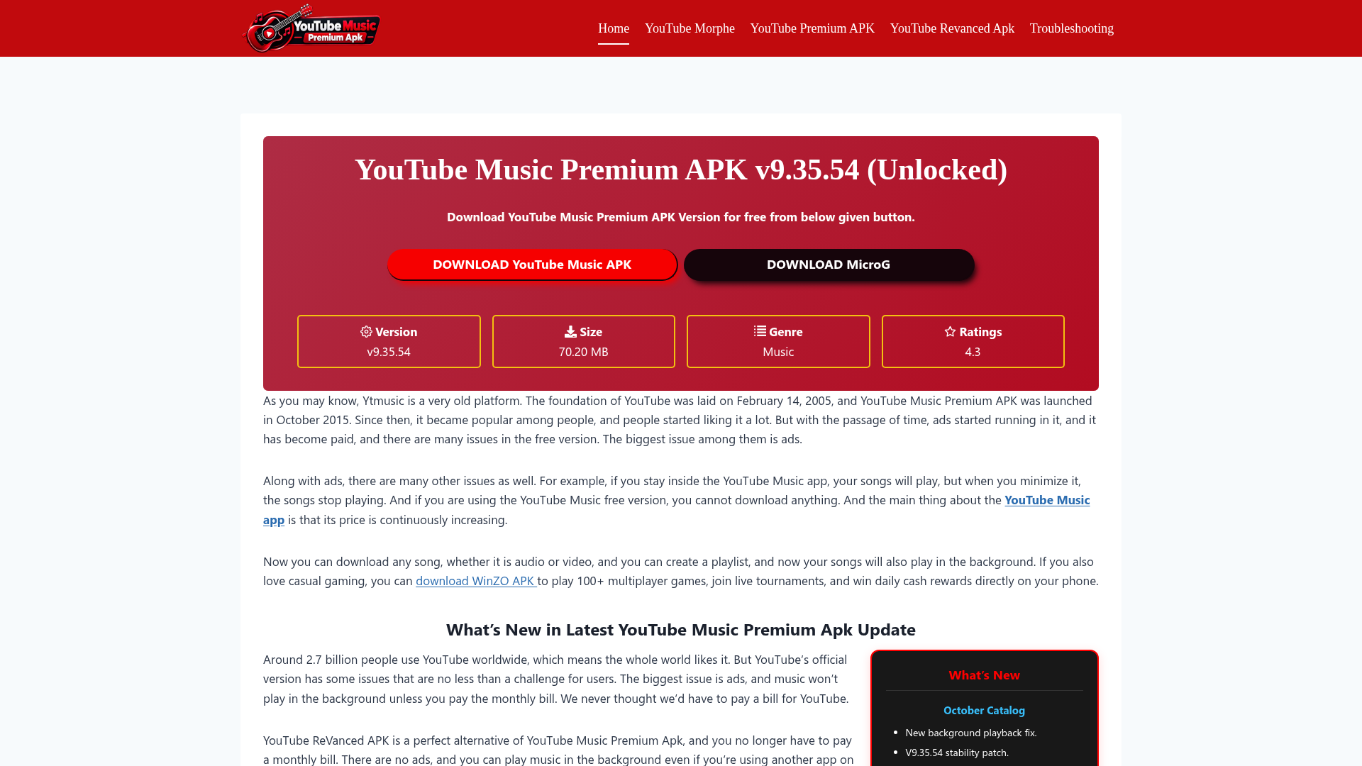 Yt Music Premium Apk - Product Image