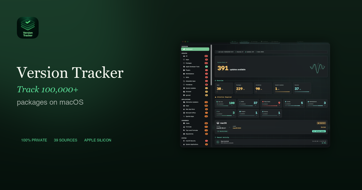 Version Tracker - Product Image