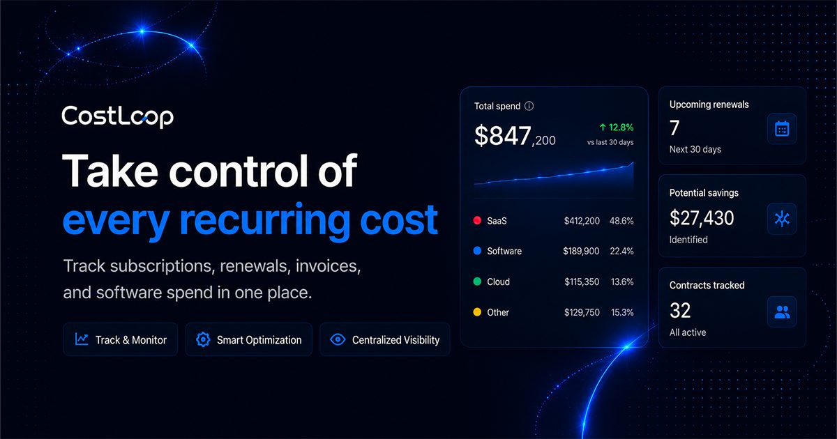CostLoop - Product Image