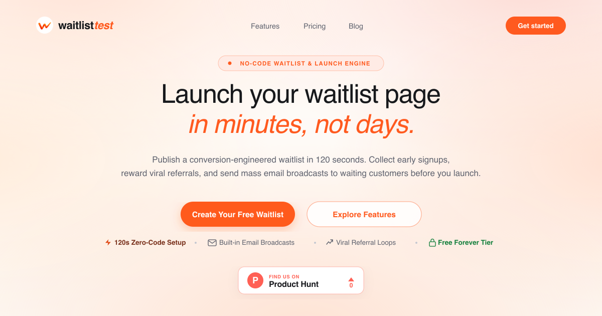 WaitlistTest - Product Image