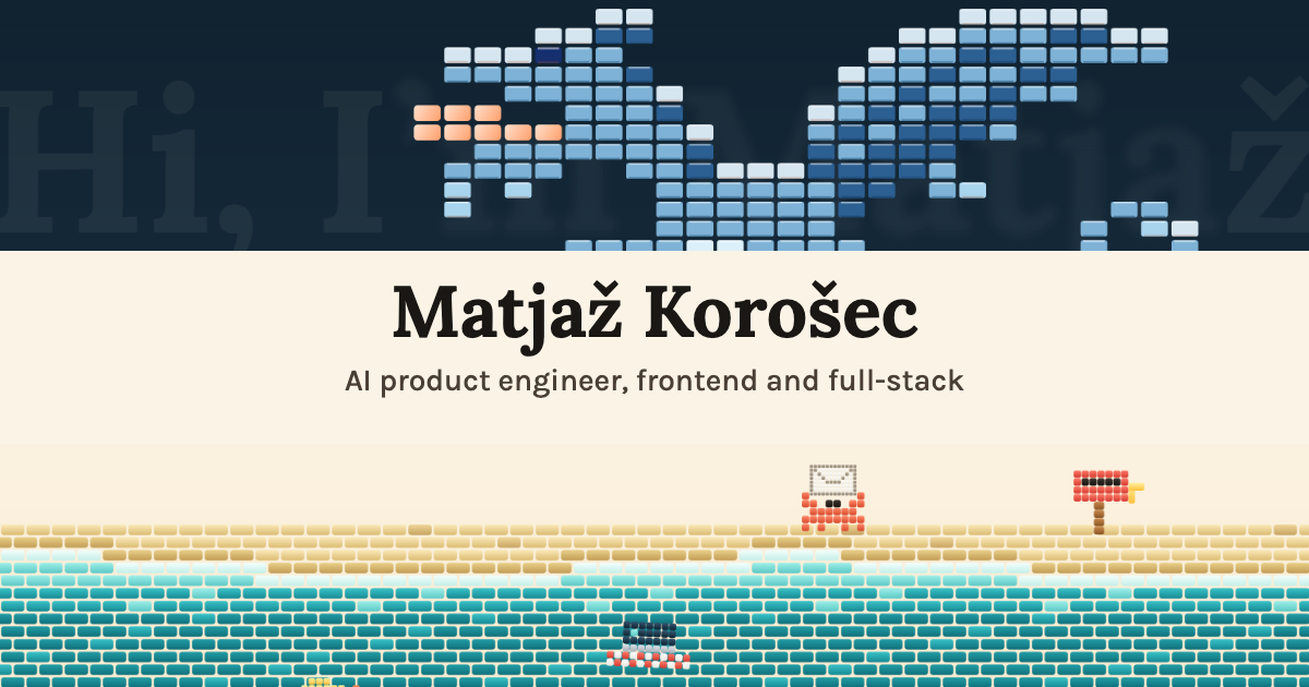 Matjaž Korošec, AI product engineer - Product Image
