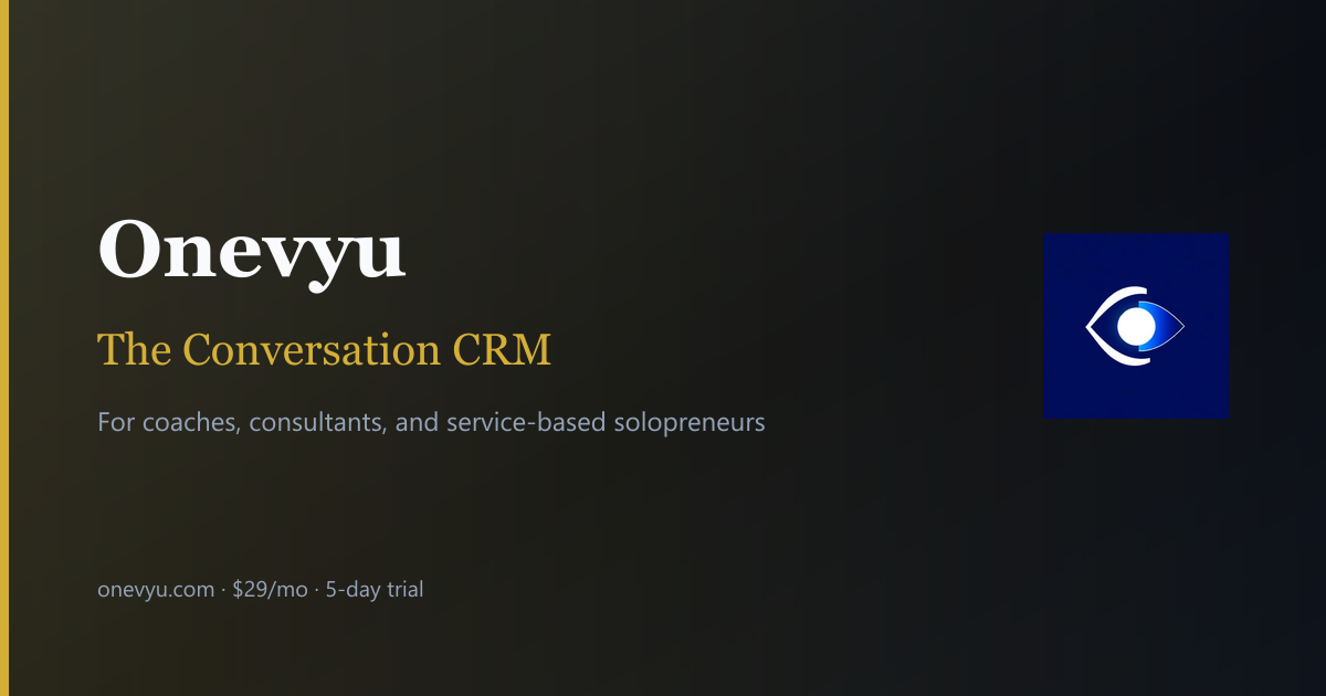 Onevyu - Product Image