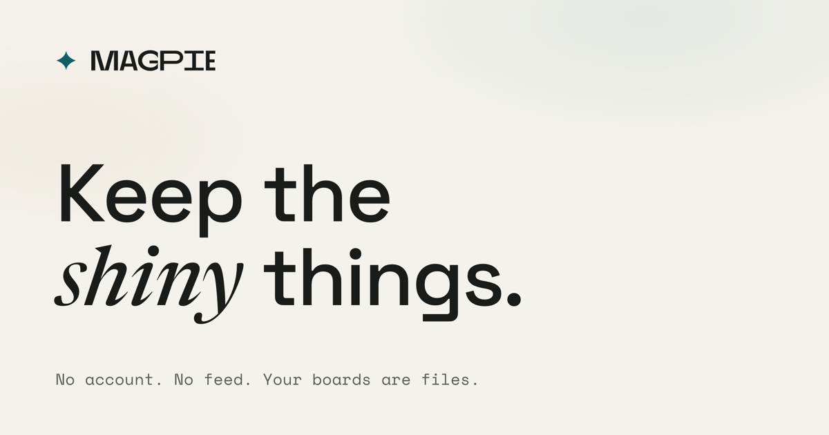 Magpie - Product Image