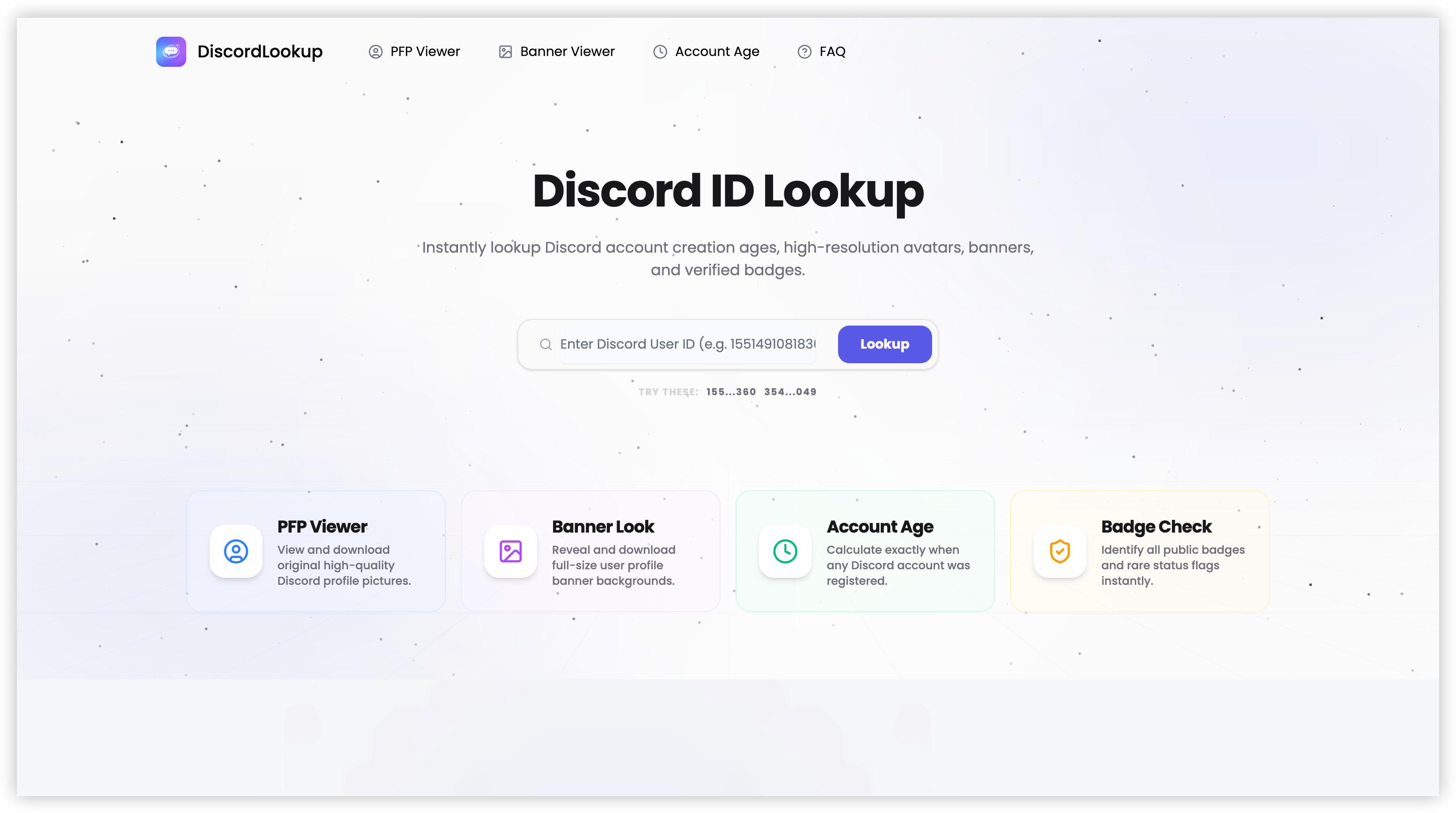DiscordLookup - Product Image