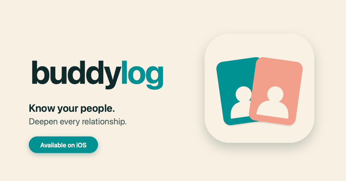 BuddyLog - Product Image