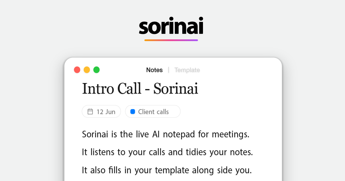 Sorinai - Product Image