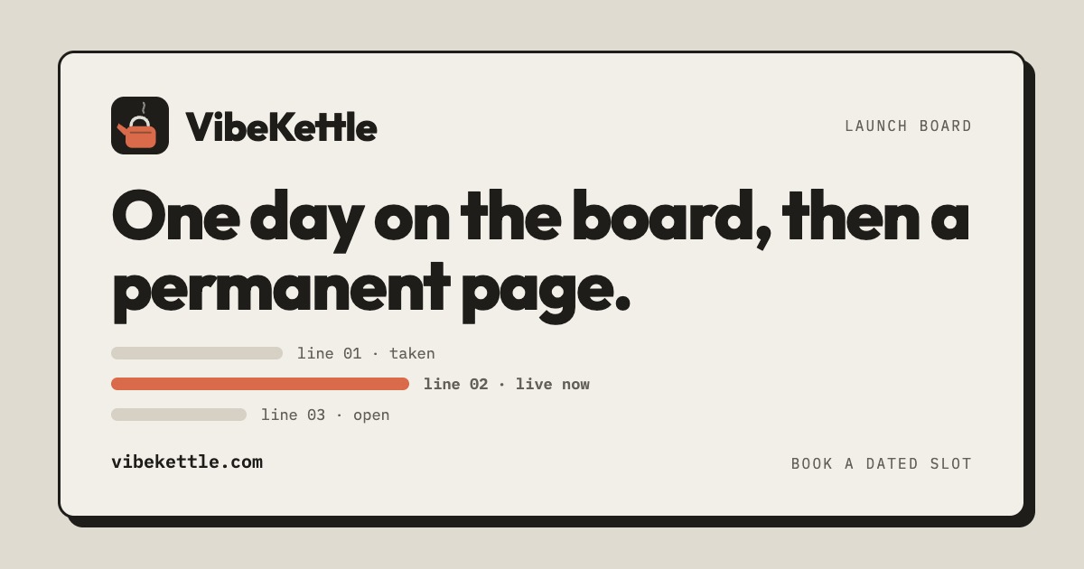 VibeKettle - Product Image