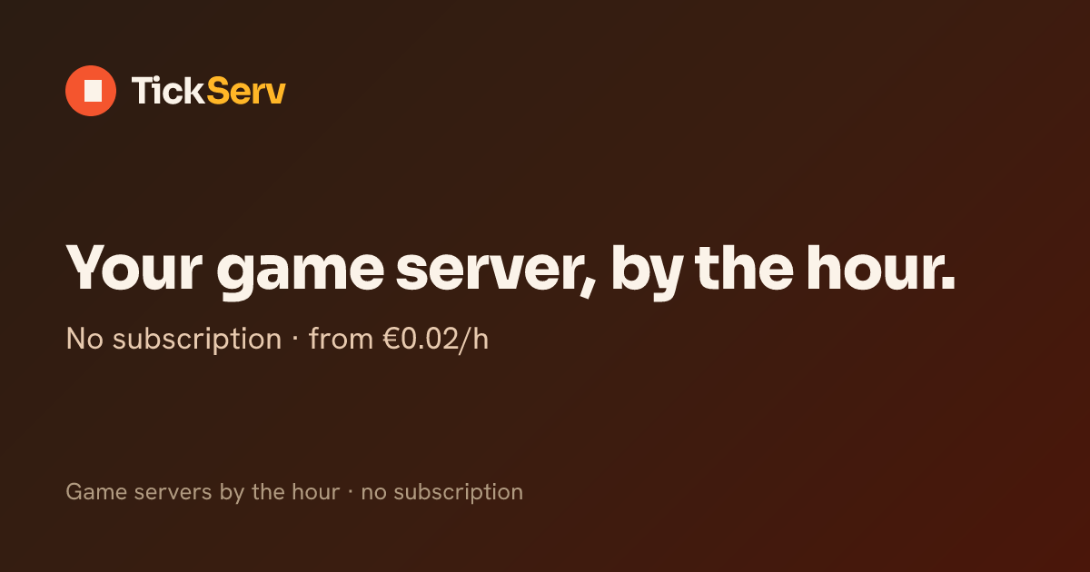 TickServ - Product Image