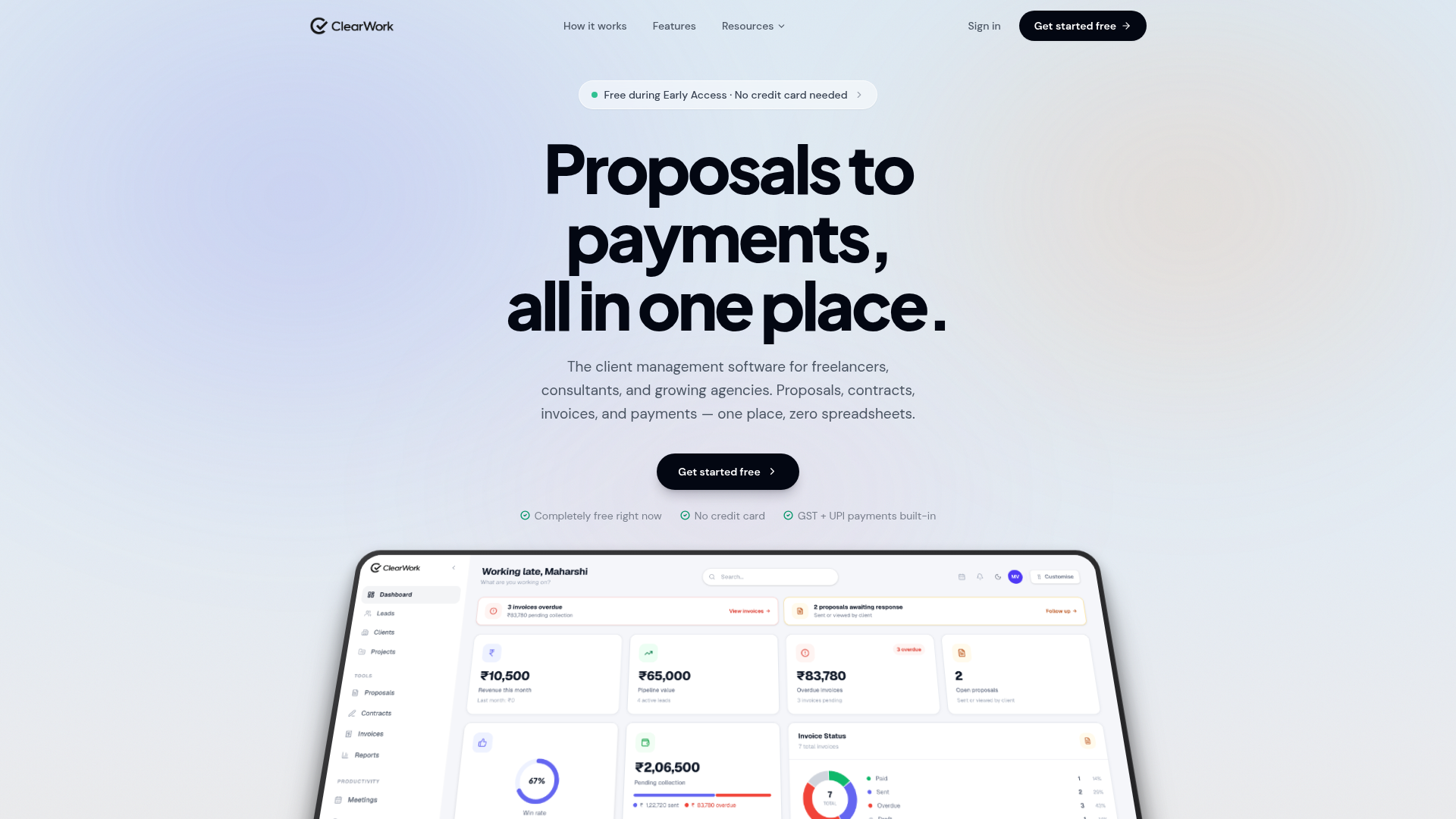 ClearWork - Product Image