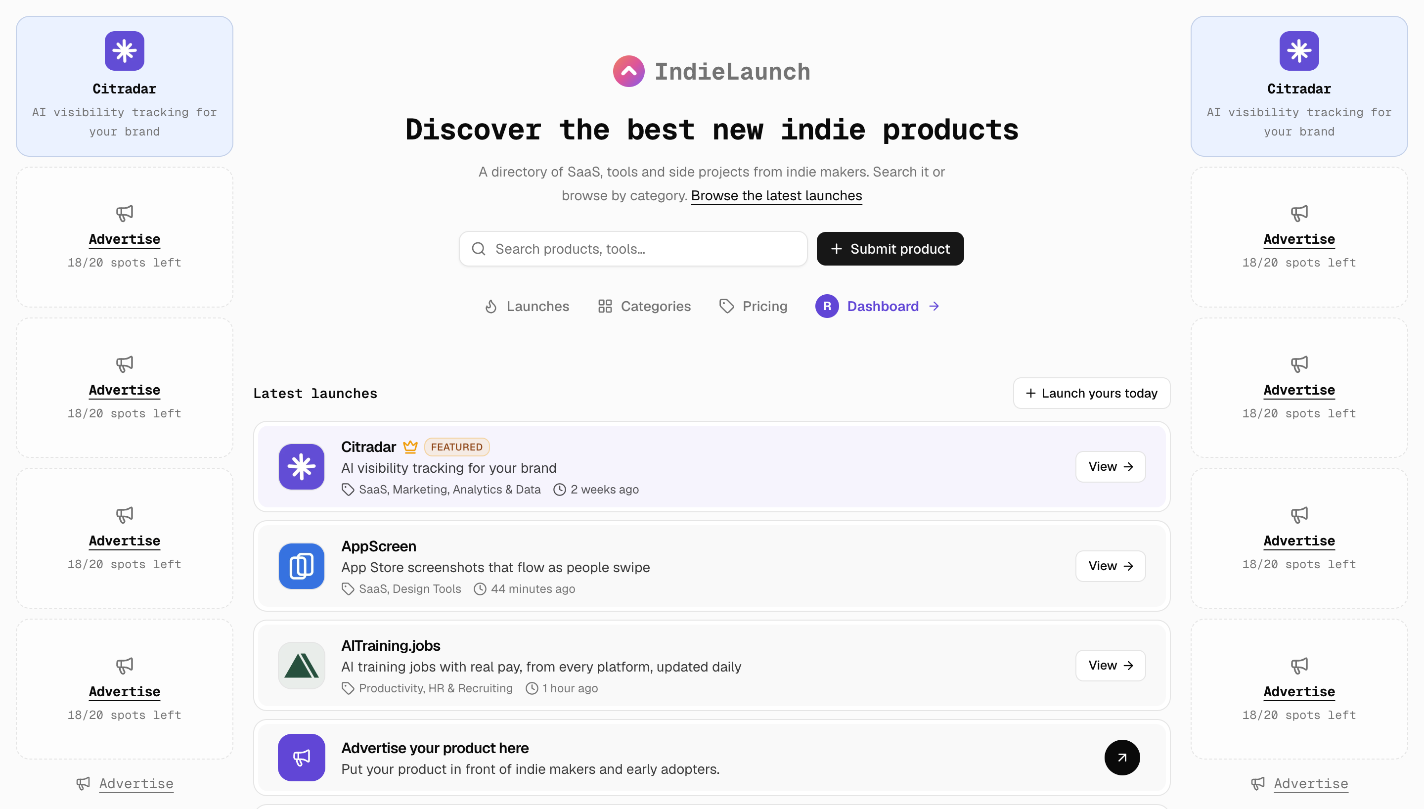 IndieLaunch - Product Image