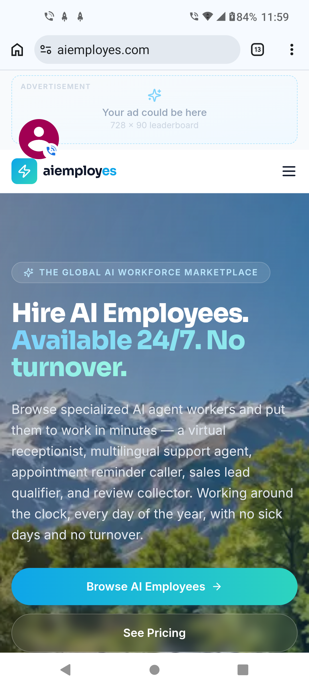 My AI Employees website  logo