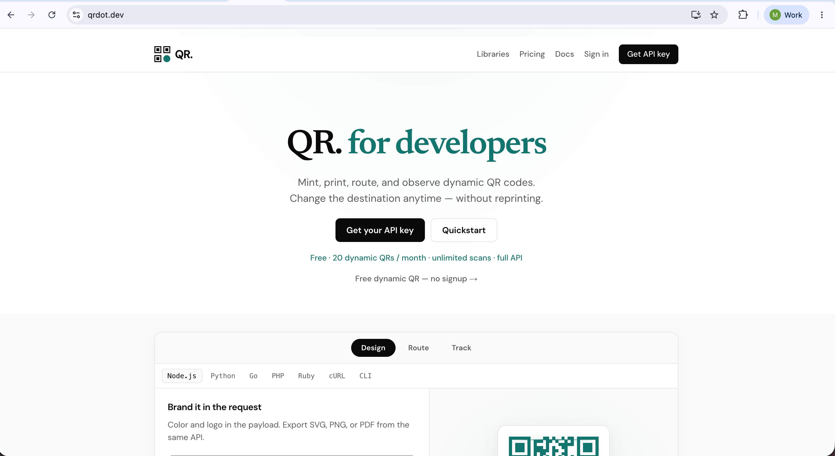 QR. - Product Image