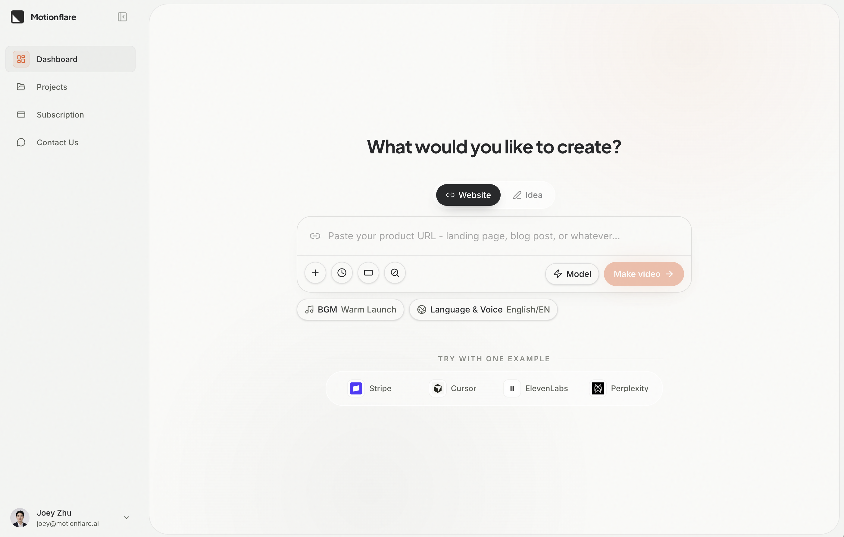 Motionflare - Product Image