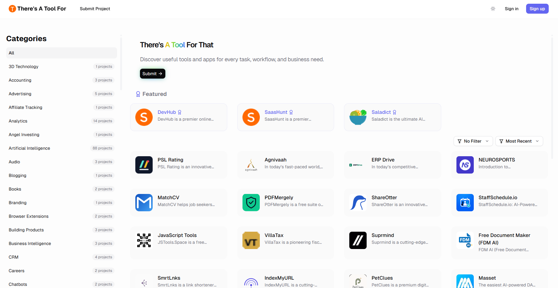 There's A Tool For logo