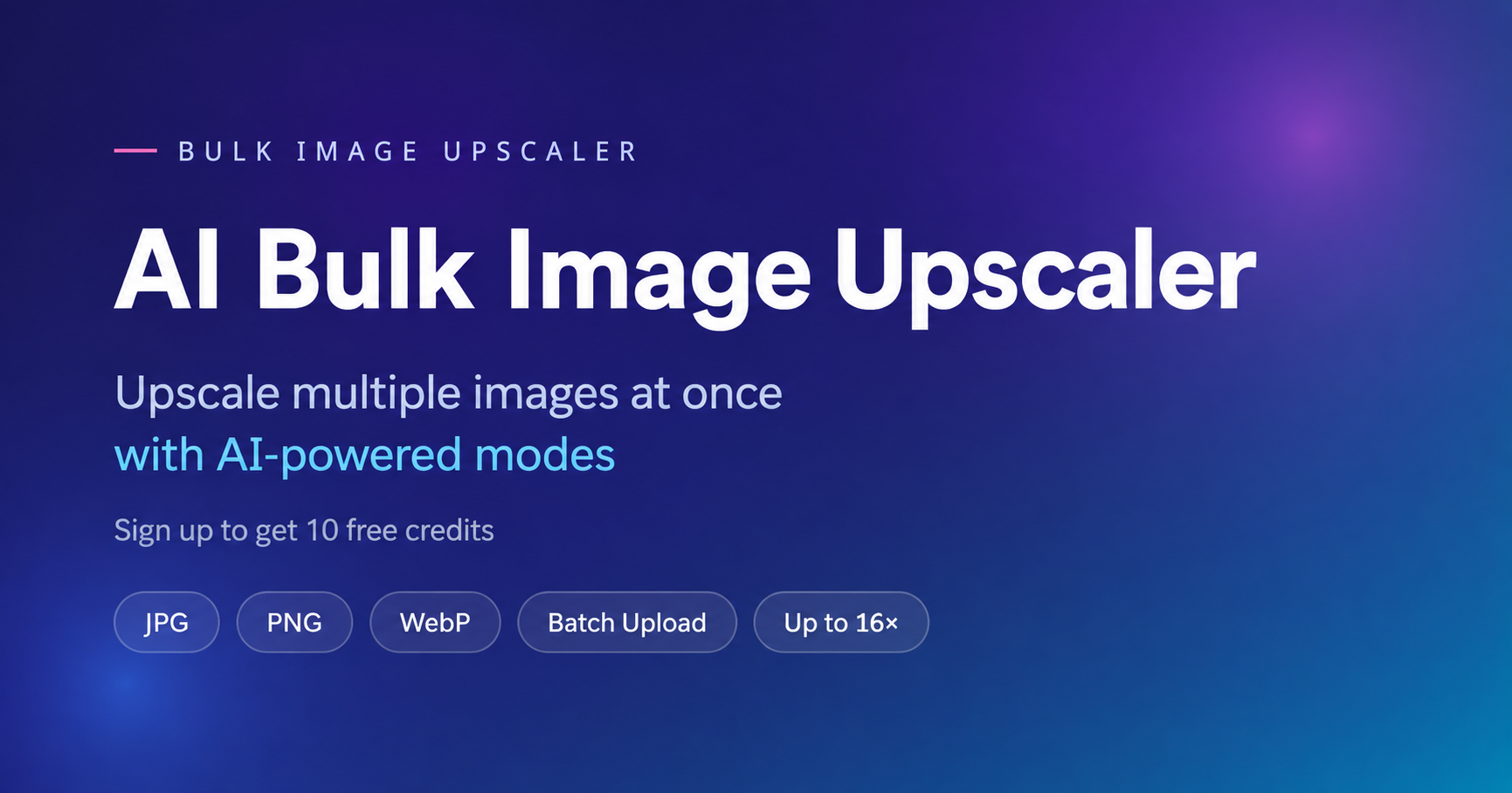 Bulk Image Upscaler - Product Image