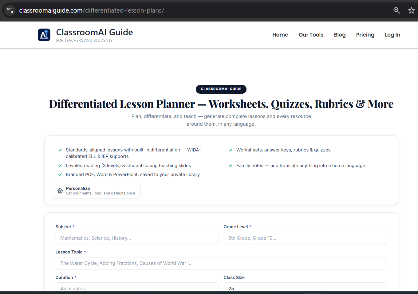 Classroom AI Guide - Product Image