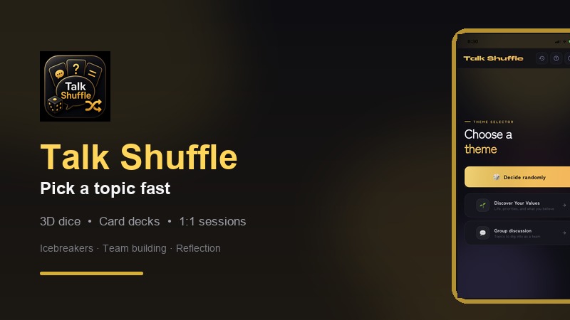 Talk Shuffle - Product Image