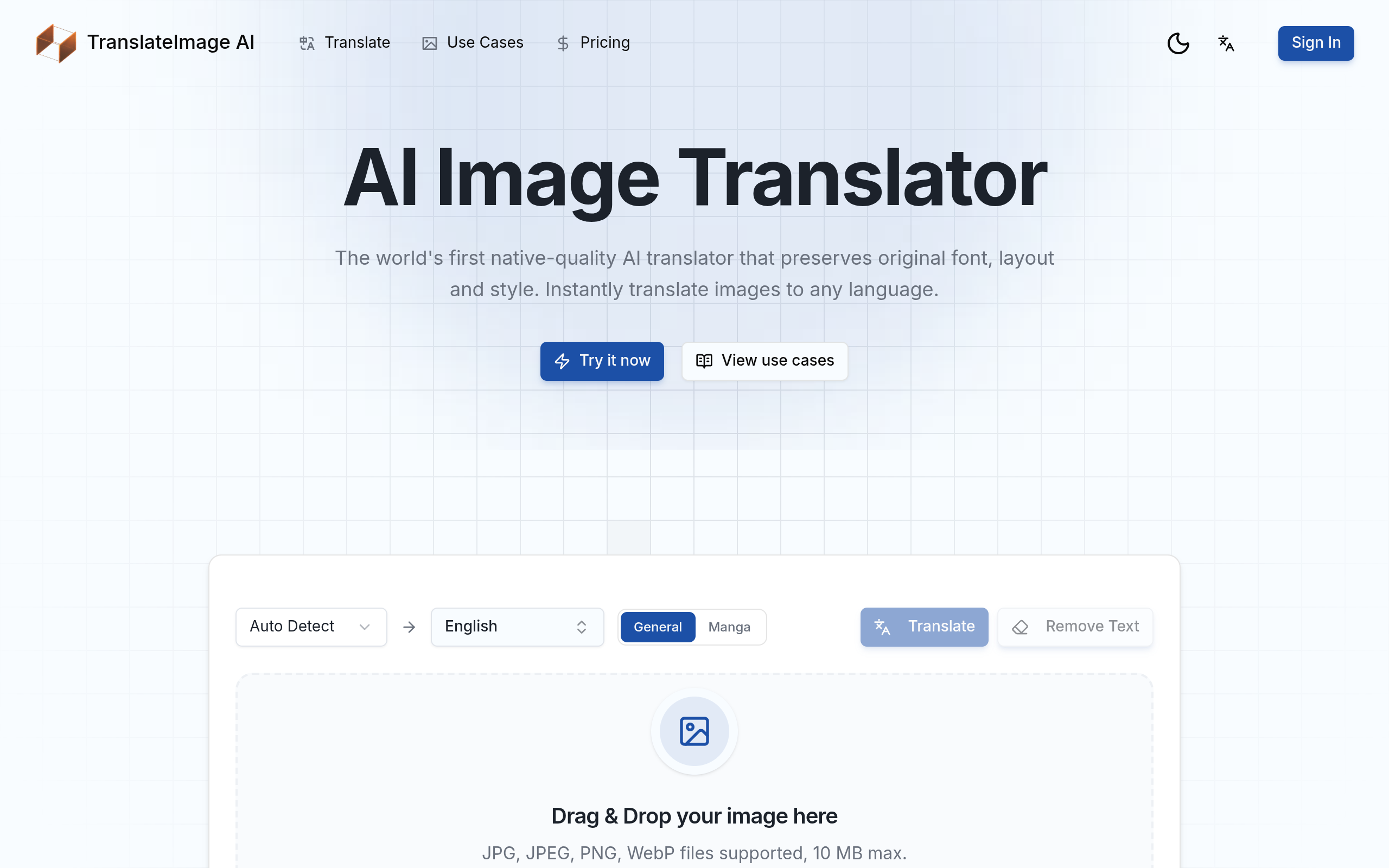 TranslateImage AI - Product Image
