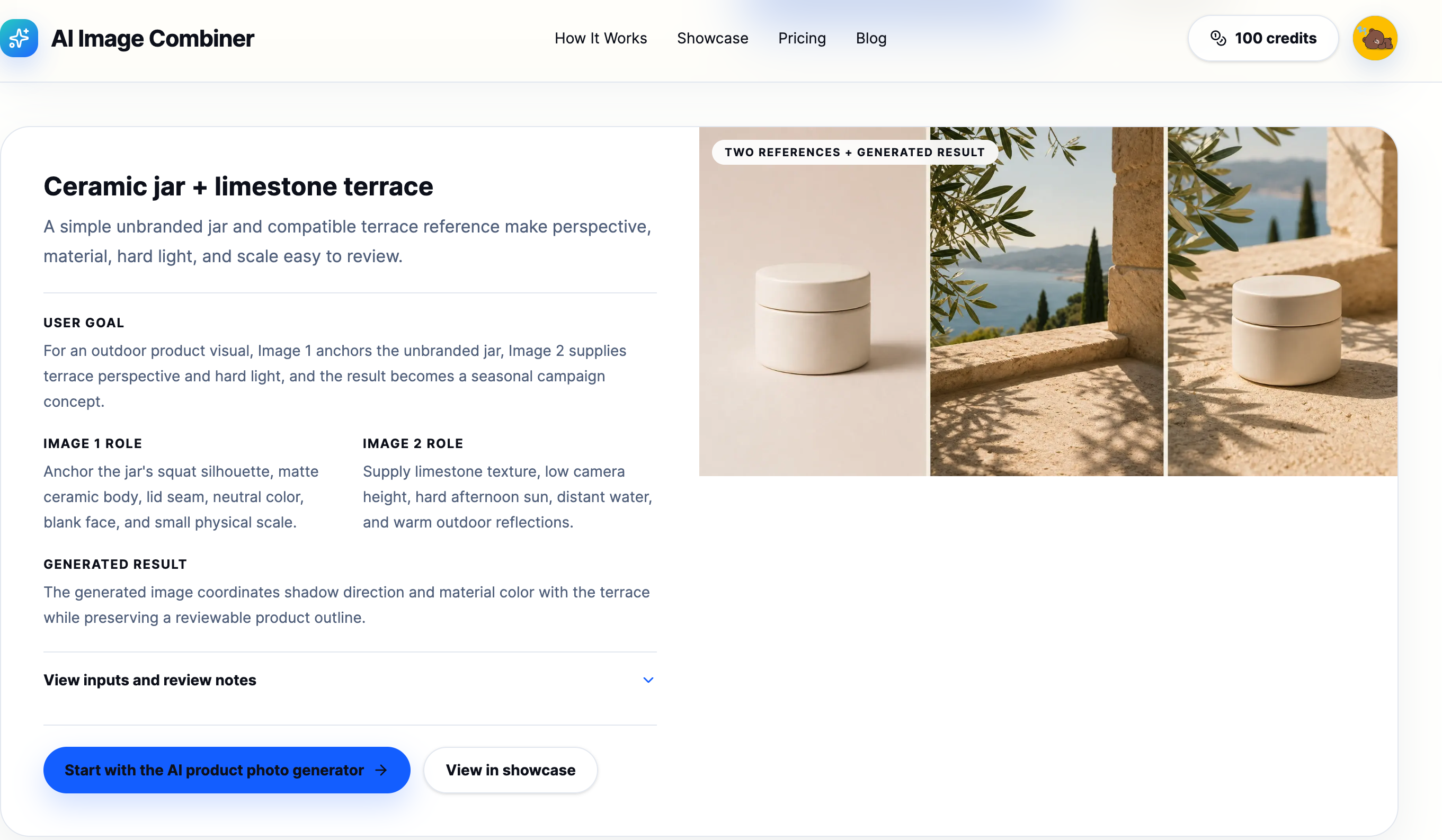 AI Image Combiner - Product Image
