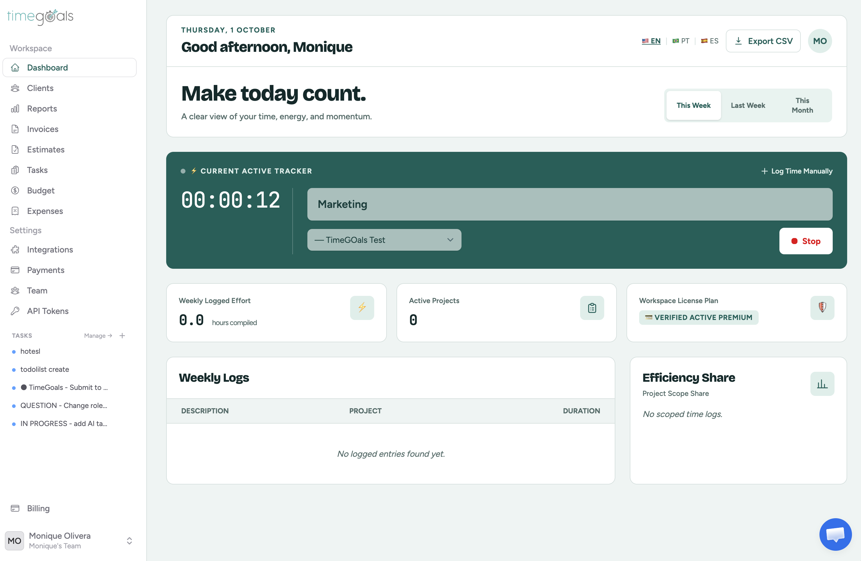 TimeGoals - Product Image