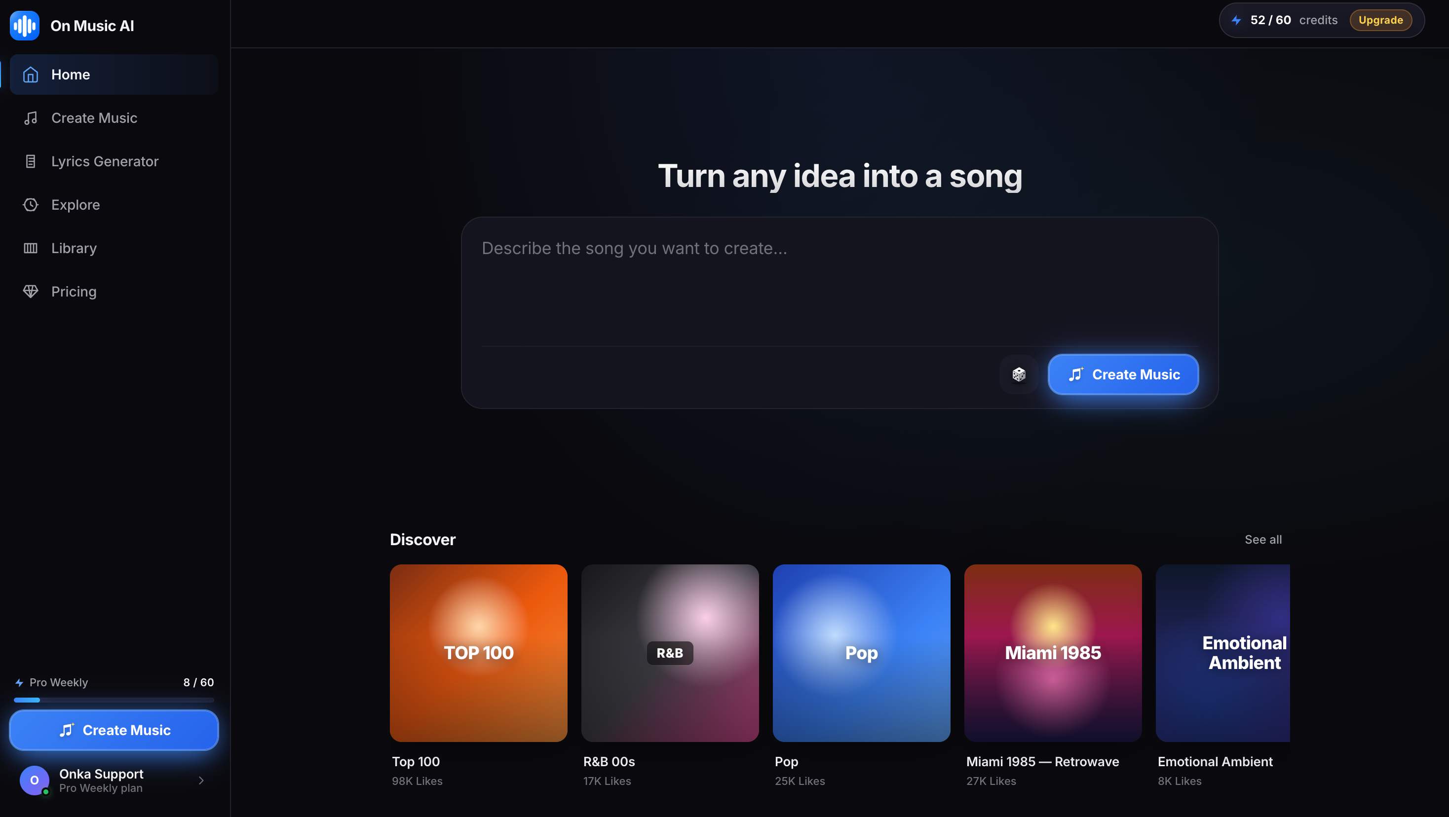 On Music AI - Product Image