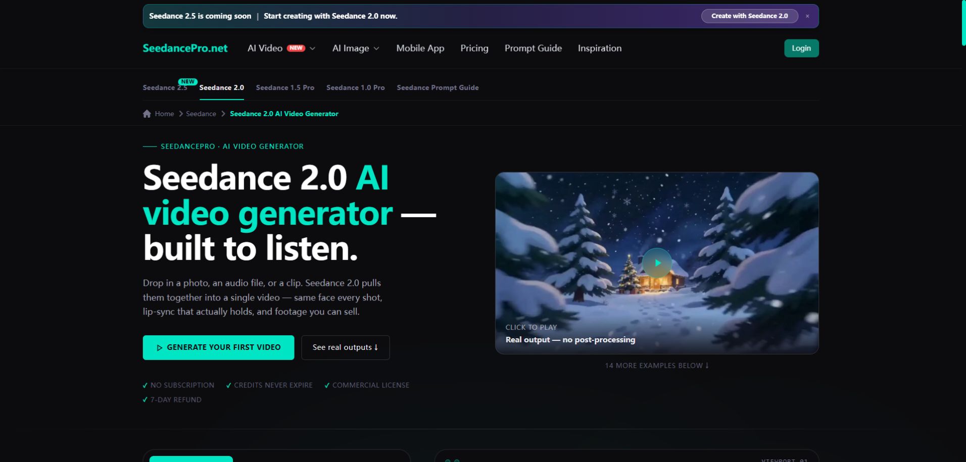 Seedance 2.0 AI Video Generator
