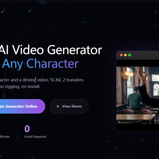 Scail 2 AI Video Generator logo