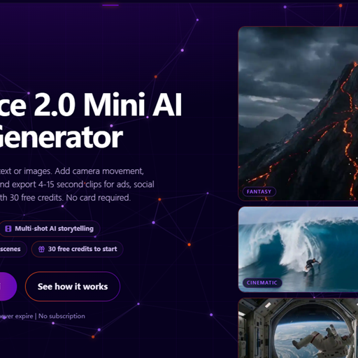 Seedance 2.0 Mini AI Video Generator logo