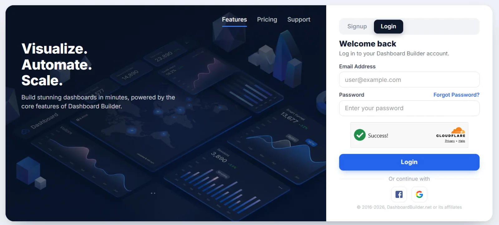 Dashboard Builder - Product Image